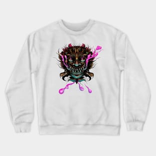 Japanese Dragon Mask Crewneck Sweatshirt